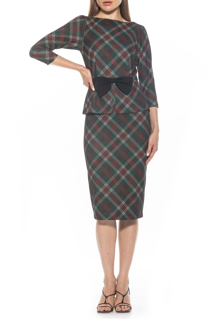 ALEXIA ADMOR Joyce Sheath Midi Dress 1