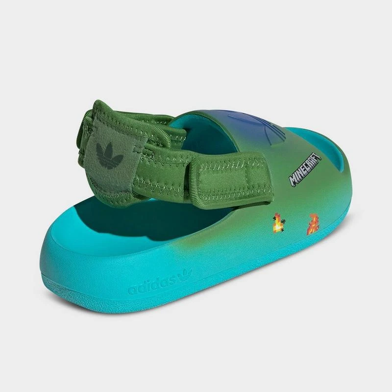 Adidas Little Kids
 adidas Originals x Minecraft adiFOM adilette Slide Sandals 4