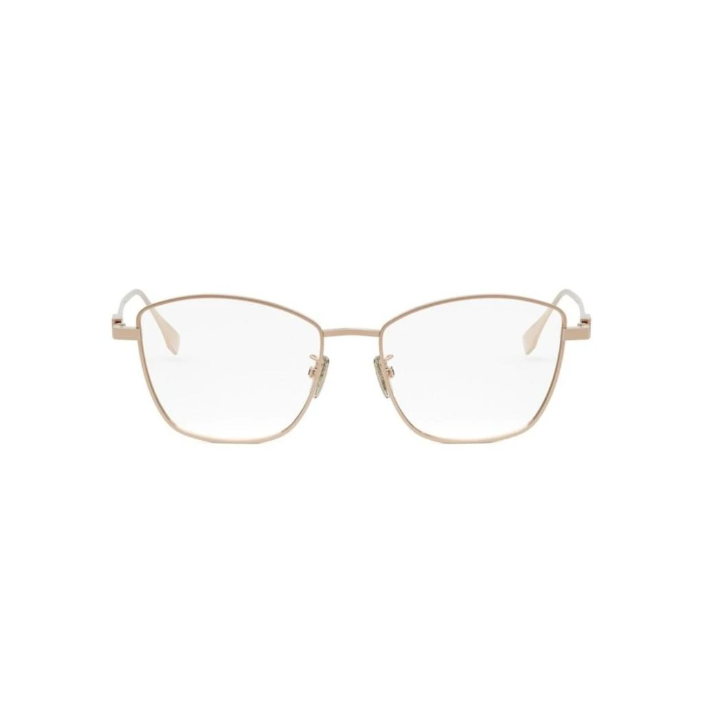 Fendi Fendi Eyewear	Irregular Frame Glasses 1