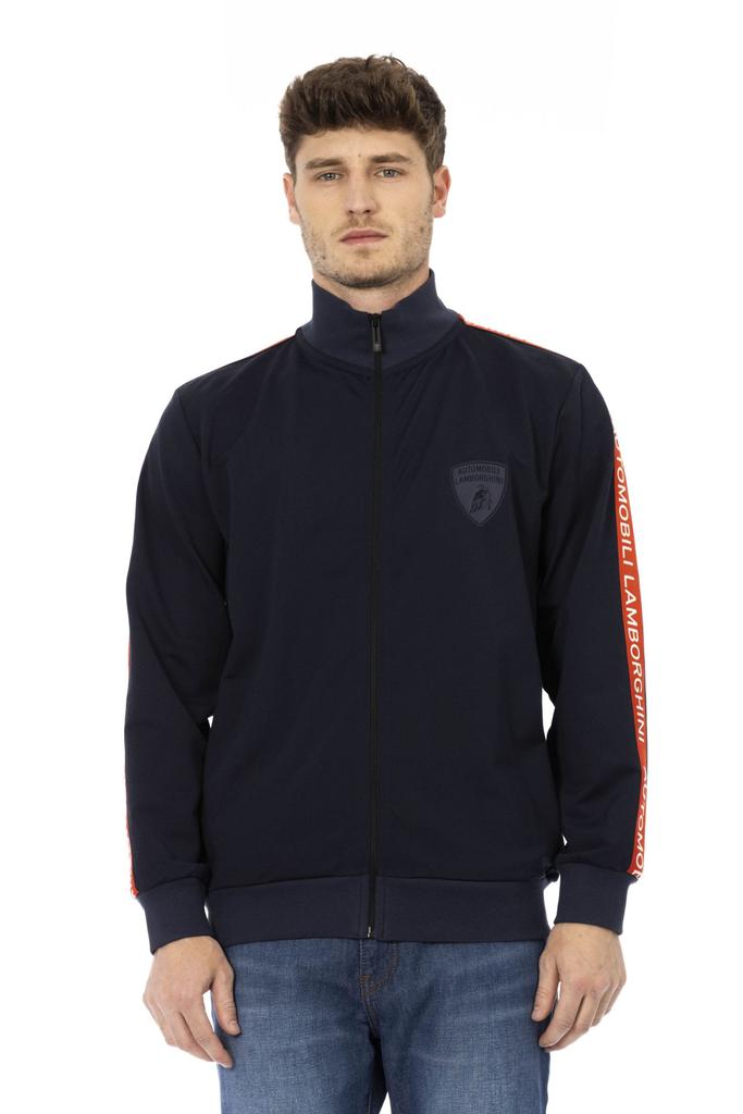 AUTOMOBILI LAMBORGHINI Automobili Lamborghini Blue Cotton Sweater