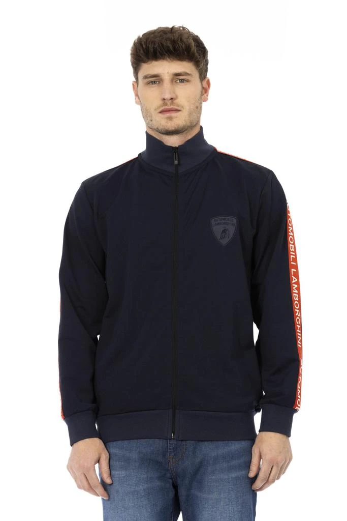 AUTOMOBILI LAMBORGHINI Automobili Lamborghini Blue Cotton Sweater 1