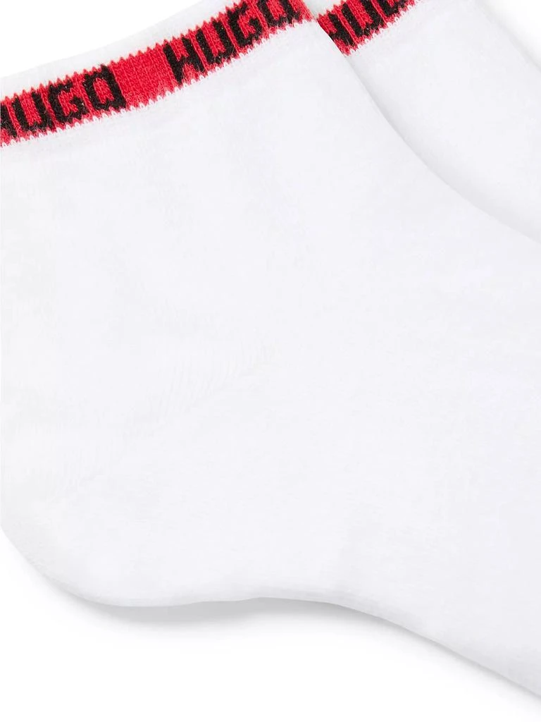 Hugo Boss Two-Pack of Short Length Socks with Logo Tape 3