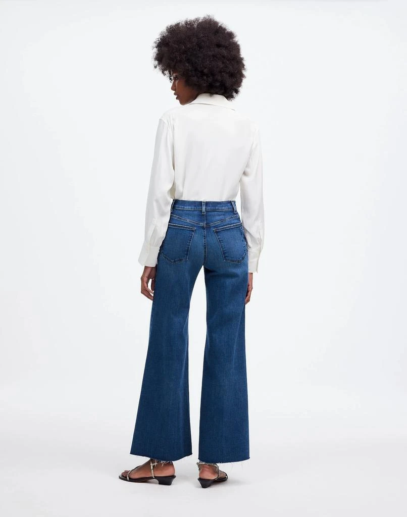 Madewell Flared Wide-Leg Crop Jeans 4
