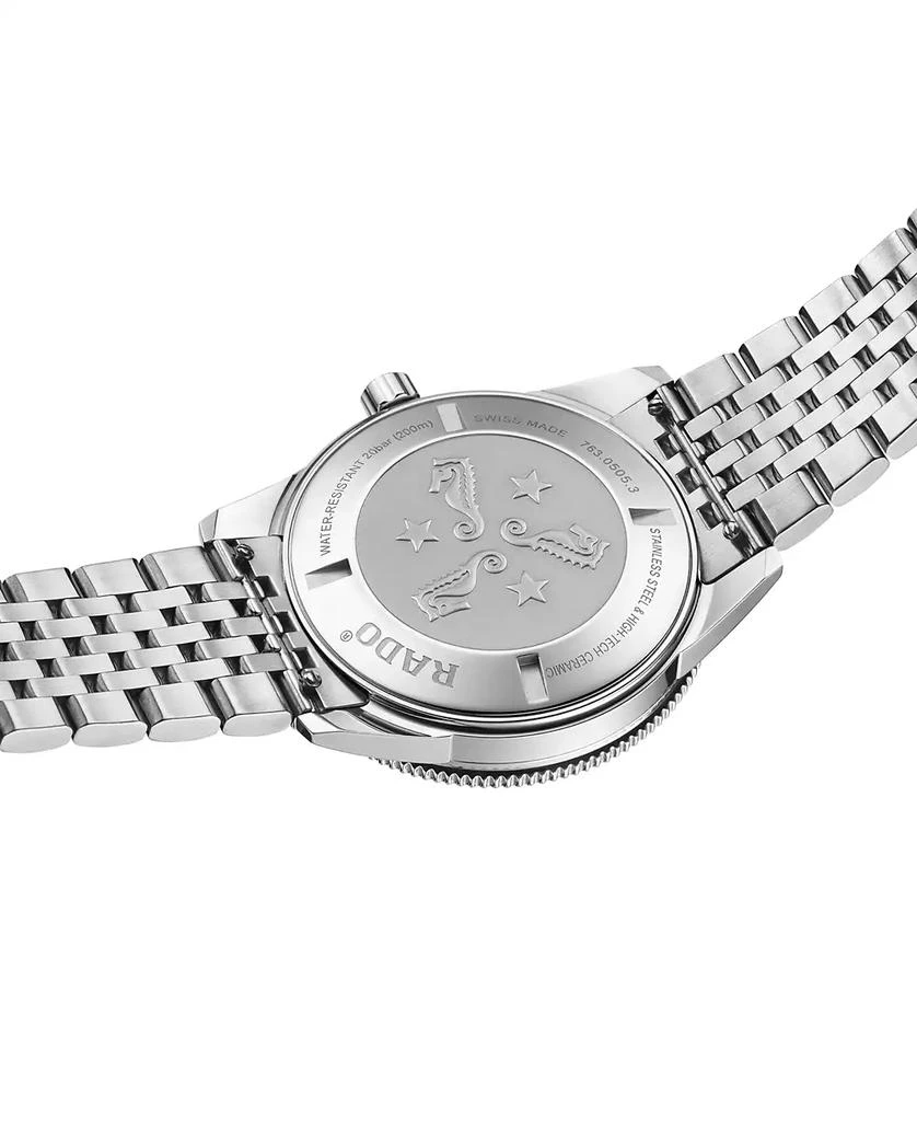 Rado Men's Swiss Automatic HyperChrome Captain Cook Stainless Steel Bracelet Diver Watch 42mm 3