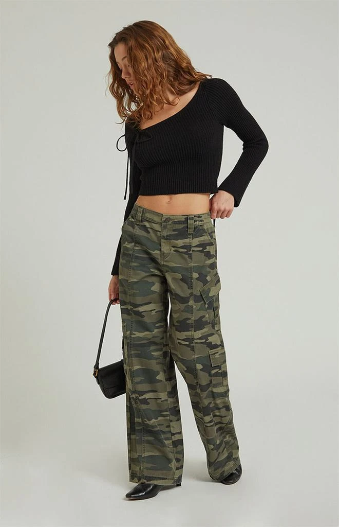 PacSun Camouflage Lightweight Low Rise Baggy Pants 6