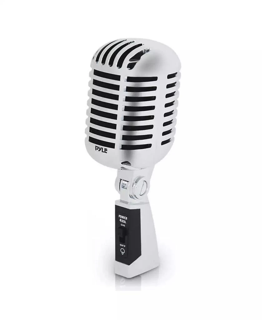 Pyle Classic Retro Dynamic Vocal Microphone – Vintage Style with 16
 XLR Cable