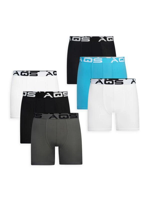 AQS 6-Pack Assorted Boxer Briefs 1