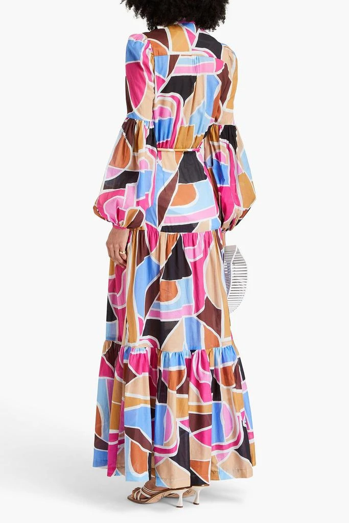 REBECCA VALLANCE La Reve printed cotton-voile maxi dress 3