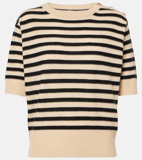 Jardin des Orangers Striped wool and cashmere sweater 1