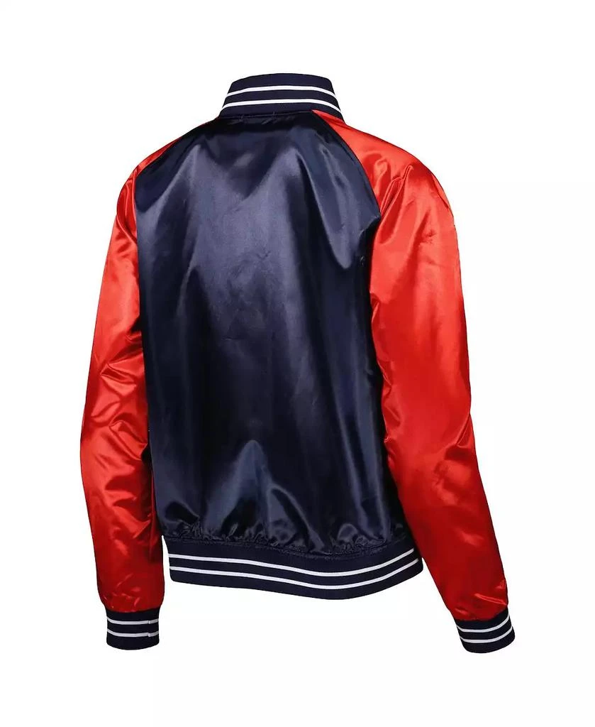Mitchell & Ness Women's Navy New York Yankees Team 2.0 Satin Raglan Full-Snap Jacket 3