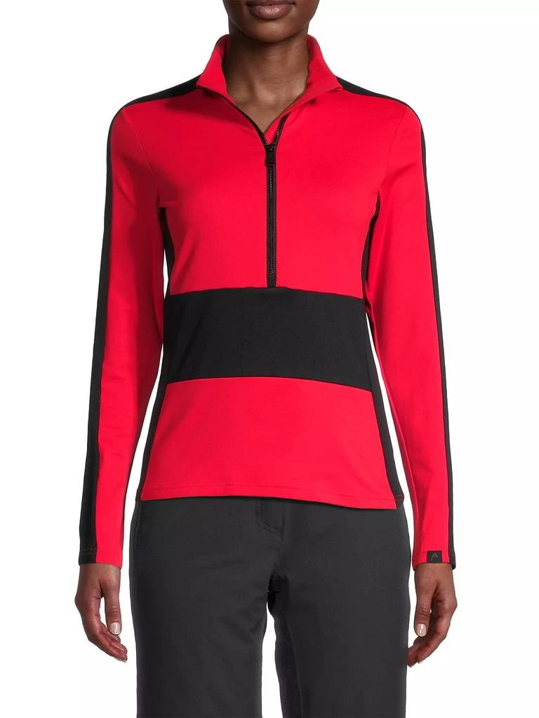 Head Sportswear Legacy Colorblocked Quarter-Zip Ski Jacket 3