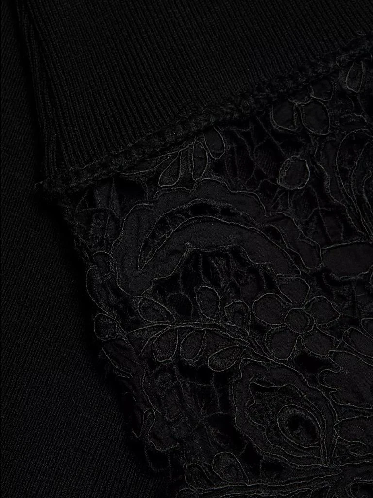 Sea Sabine Embroidered Wool-Cotton Midi-Dress 7