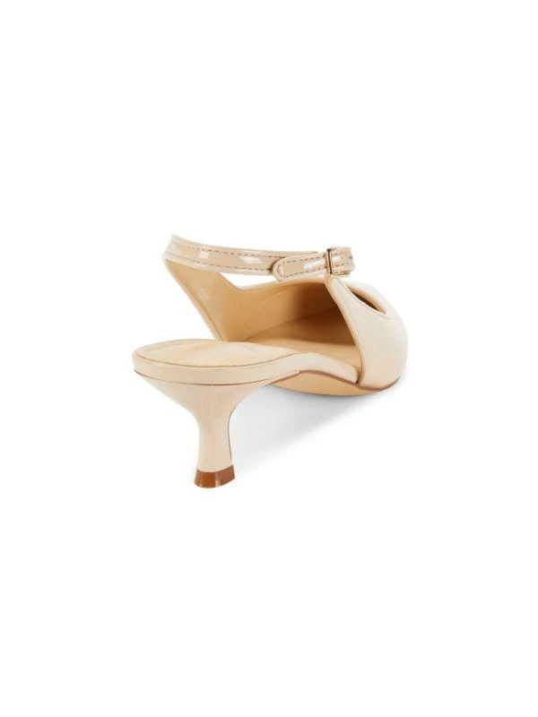 Marc Fisher Mllarysa Patent Leather Kitten Heel Pumps 3
