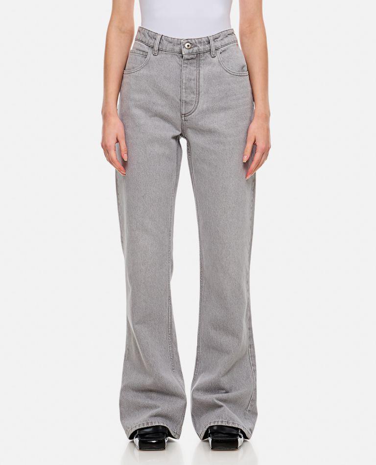 【関税＆送料込み】Bottega Veneta Light Grey Flared Jeans Bottega Veneta LIGHT GREY FLARED JEANS | rboutique | REVERSIBLE