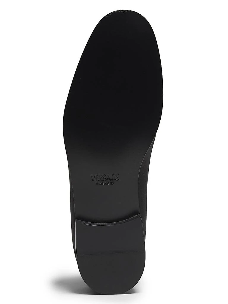 Versace Jellyfish Embroidered Satin Slippers 6