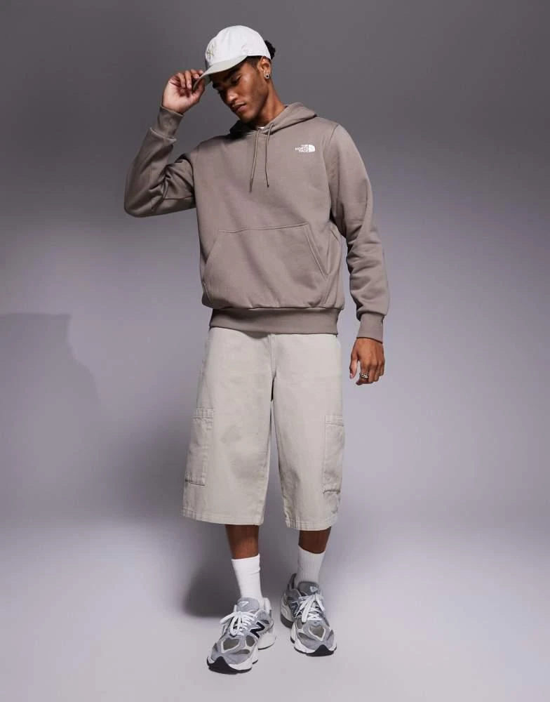 The North Face The North Face Simple dome hoodie in mocha brown 4