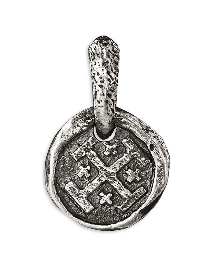 David Yurman Men's Shipwreck Coin Amulet in Sterling Silver, 17mm