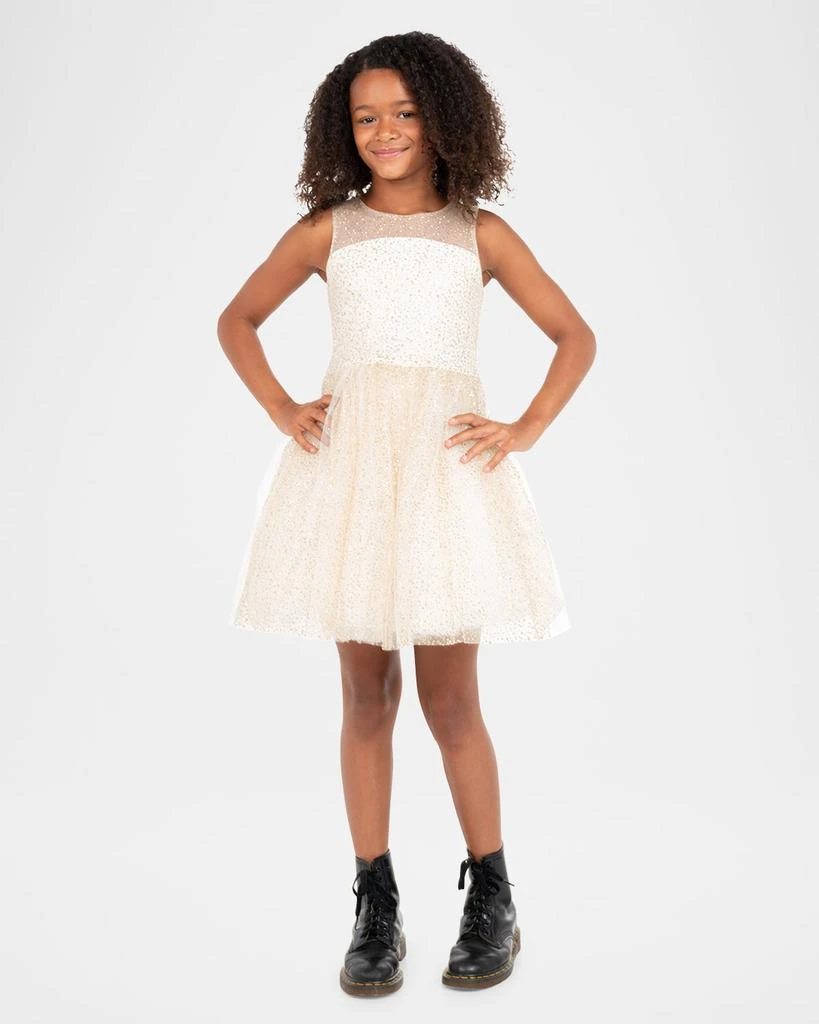 Zoe Girl's Sabrina Sparkly Metallic Dress, Size 7-16 1