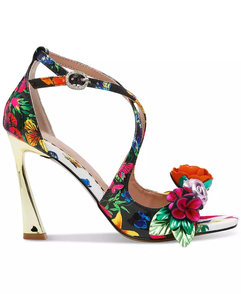 Betsey Johnson Women's Mikah Floral Stiletto Dress Sandals 2