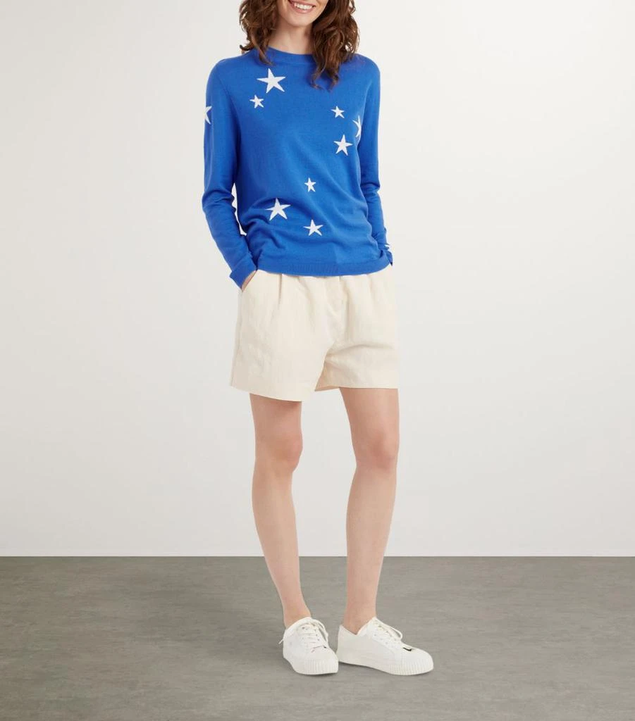 Chinti & Parker Cotton Star Pattern Sweater 2