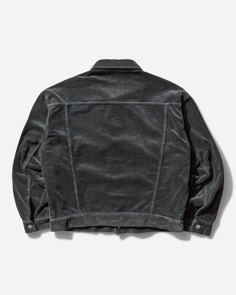 Cav Empt Men's 8W Cord Trucker Jacket Grey