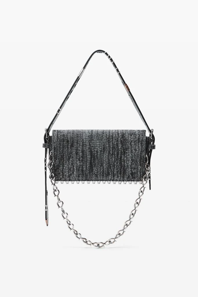Alexander Wang Black Ricco Rogue Slim Flap Bag 6