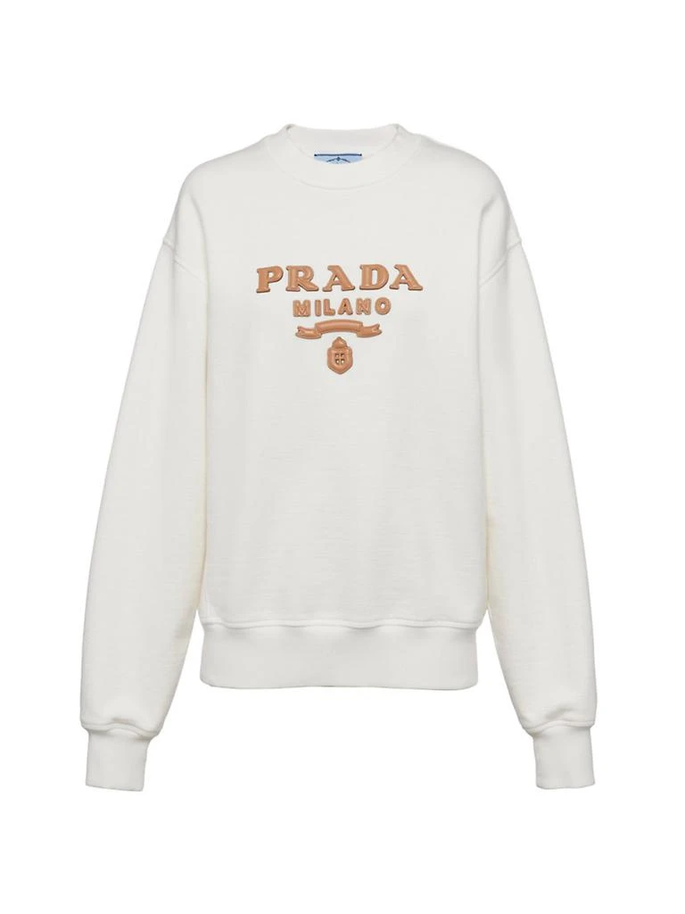 Prada Oversized Cotton Sweatshirt 1