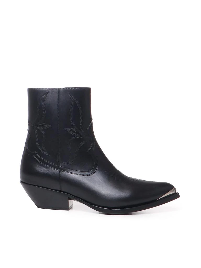 Celine Zipped Boots In Calfskin 1