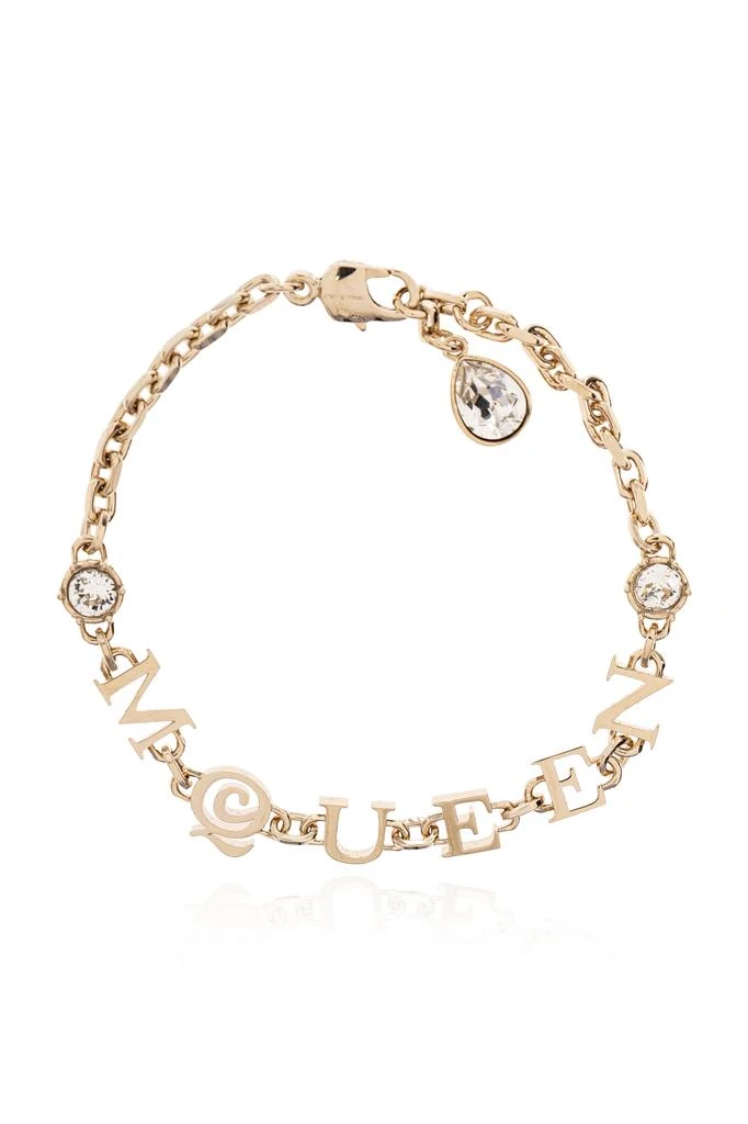 Alexander McQueen Bracelet with shimmering crystals