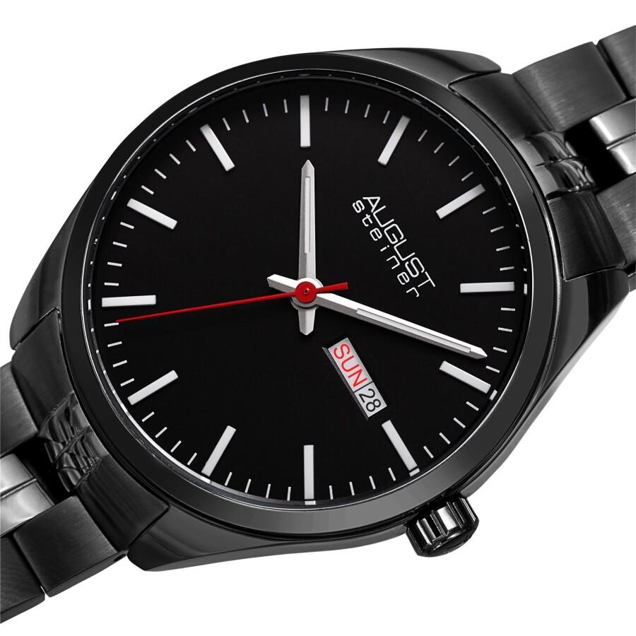 August Steiner Quartz Black Dial Men's Watch AS8271BK