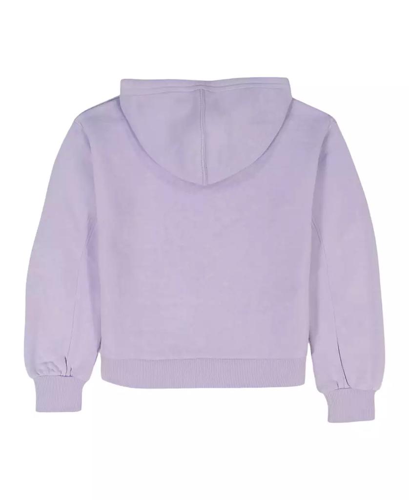 Calvin Klein Girls' 7-16 Front-Zip Long Sleeve Hoodie