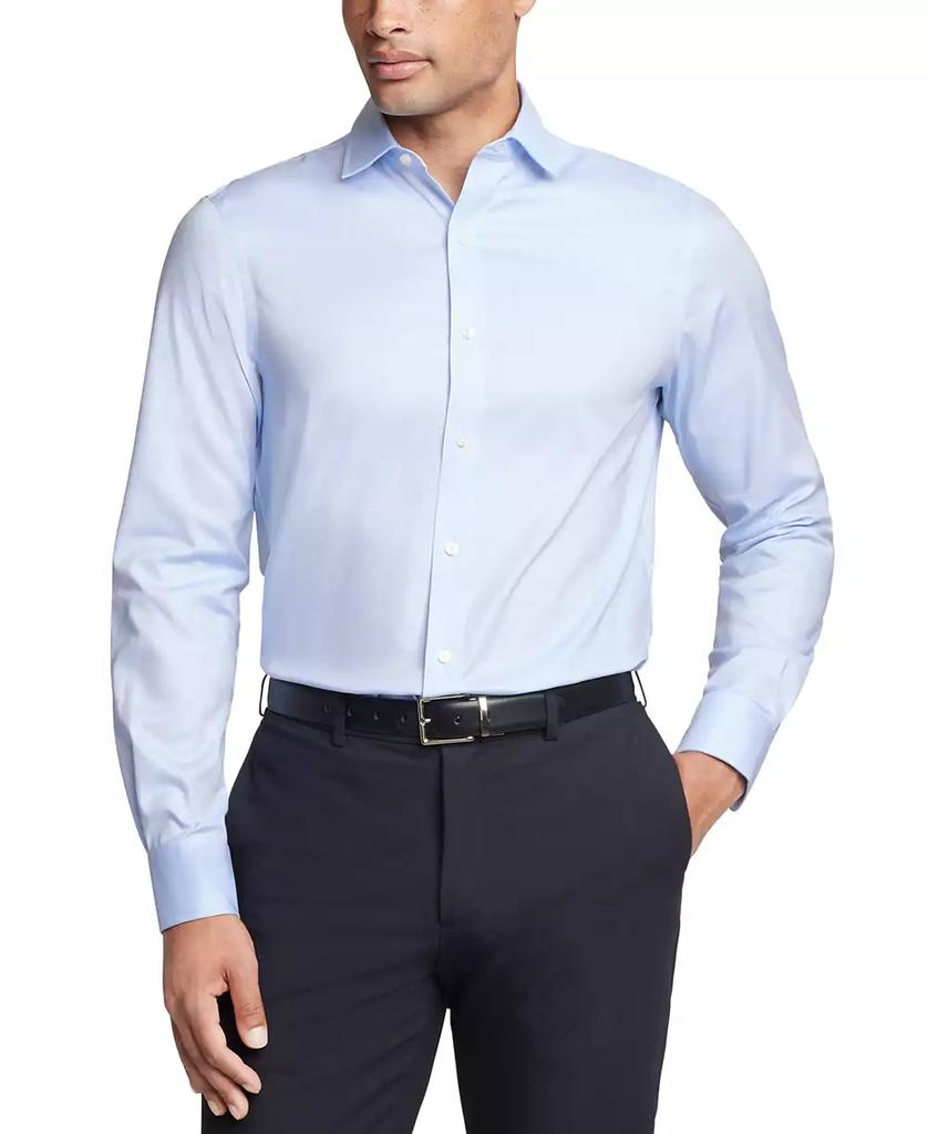 Tommy Hilfiger Men's TH Flex Essentials Wrinkle Free Stretch Dress Shirt, Regular & Slim Fit