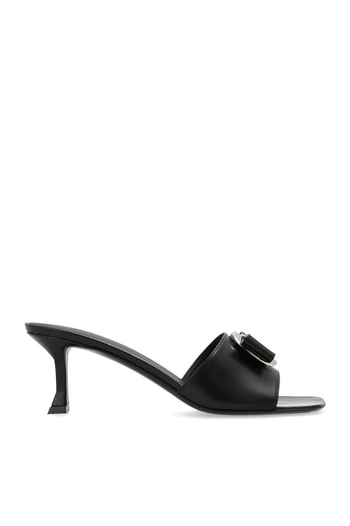 Salvatore Ferragamo Zelie heeled mules - Slippers - Compare
