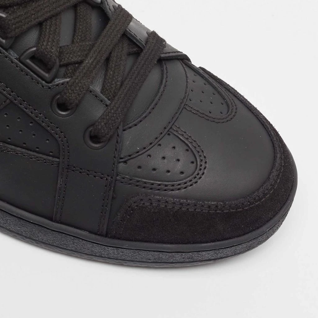 Dior Dior Black Leather and Suede Low Top Sneakers Size 36 8
