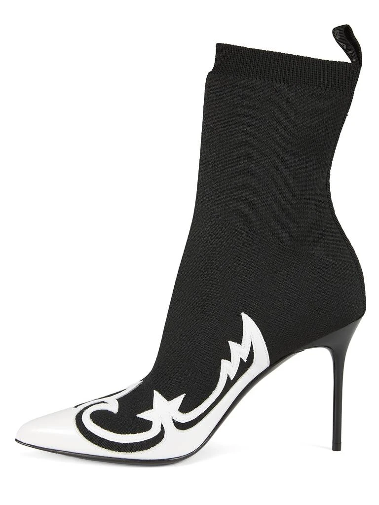 Balmain Skye 100MM Knit Ankle Boots 4