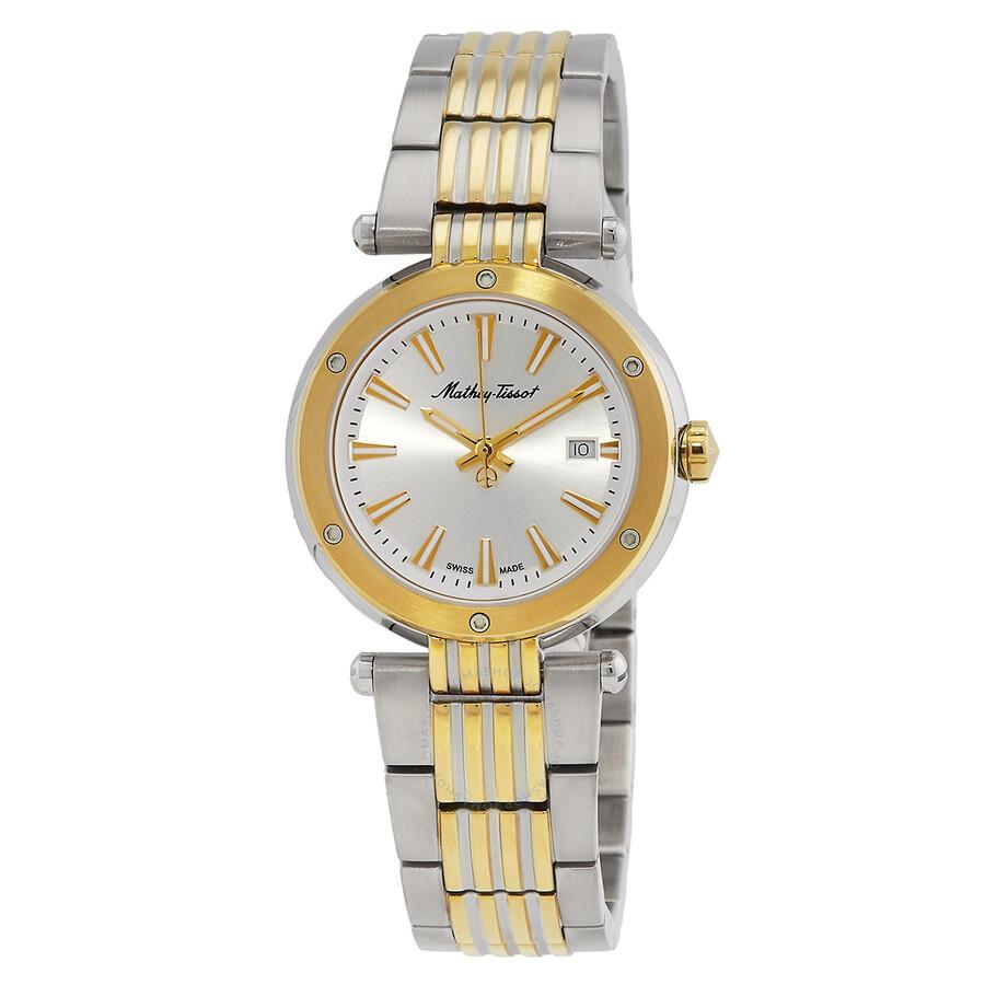 Mathey-Tissot Neptune Quartz Silver Dial Ladies Watch D912BI