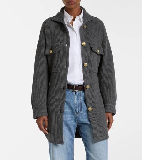 Brunello Cucinelli Wool, cashmere, and silk cardigan 6