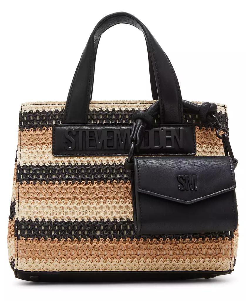Steve Madden Bflores Raffia Mini Tote