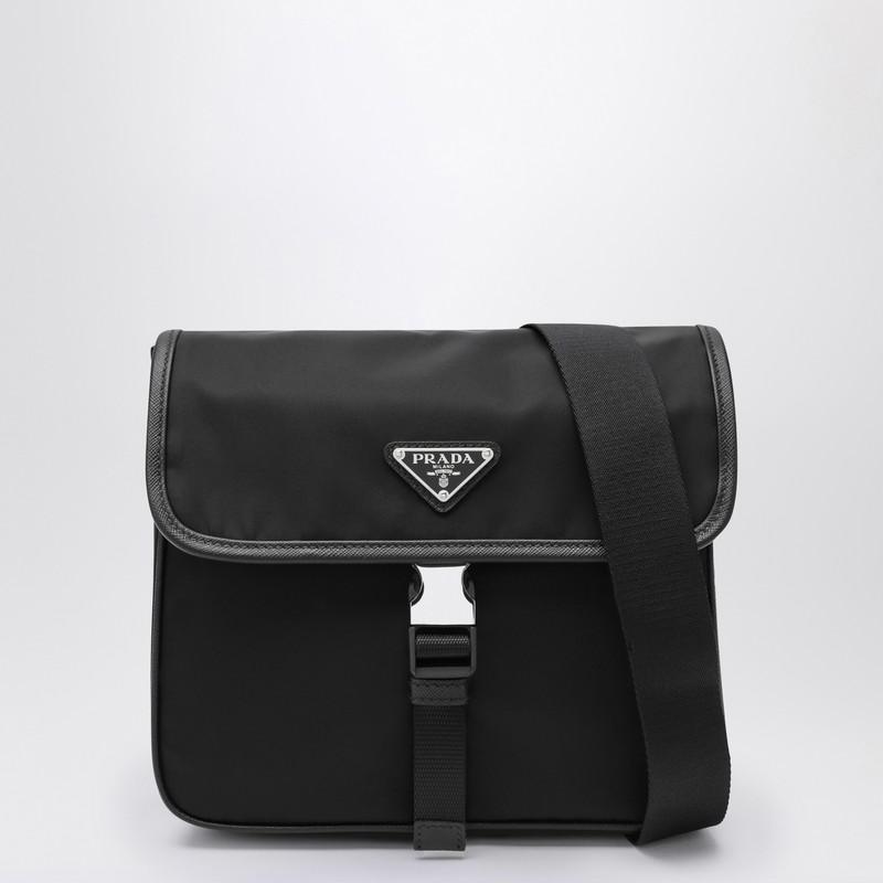 Prada Re-Nylon and Saffiano Leather Shoulder Bag - Shoulder