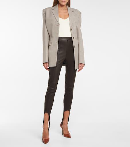 Zeynep Arçay Leather leggings
