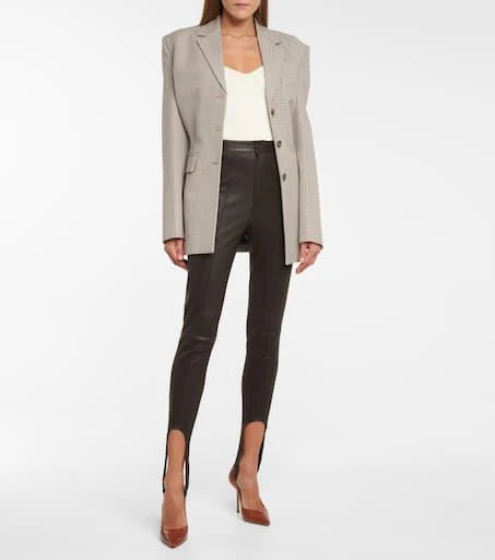 Zeynep Arçay Leather leggings 2
