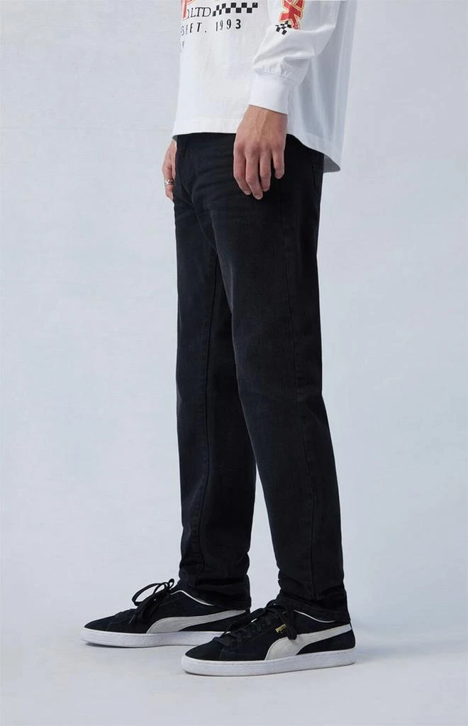 PacSun Comfort Stretch Black Athletic Slim Jeans 3