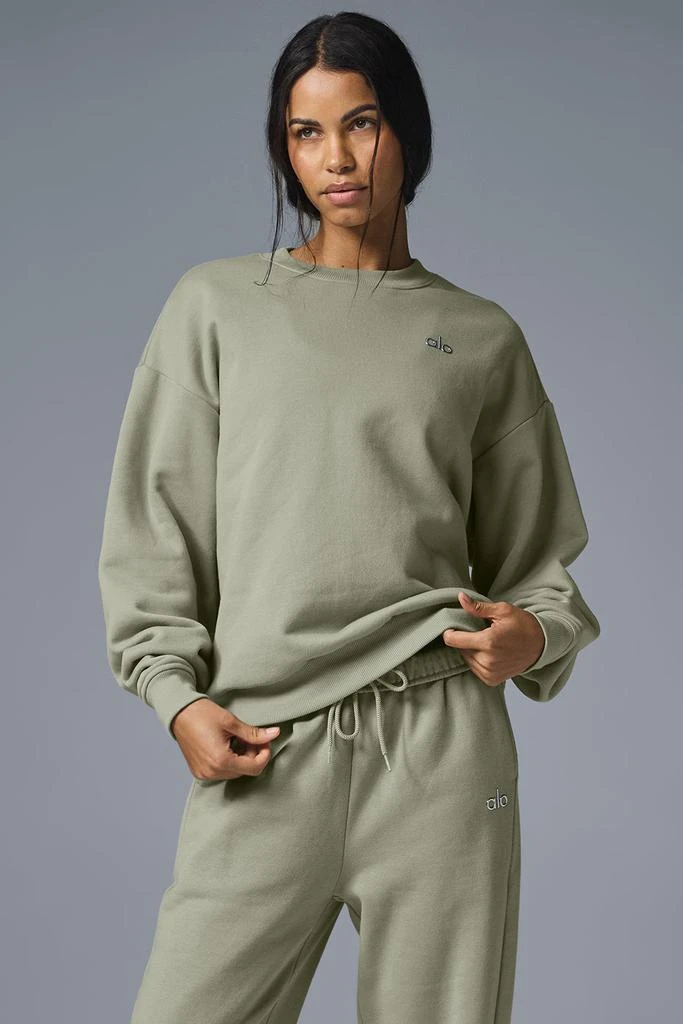 Alo Accolade Crew Neck Pullover - Limestone 4