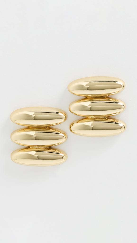 Luv AJ Milan Bead Stud Earrings