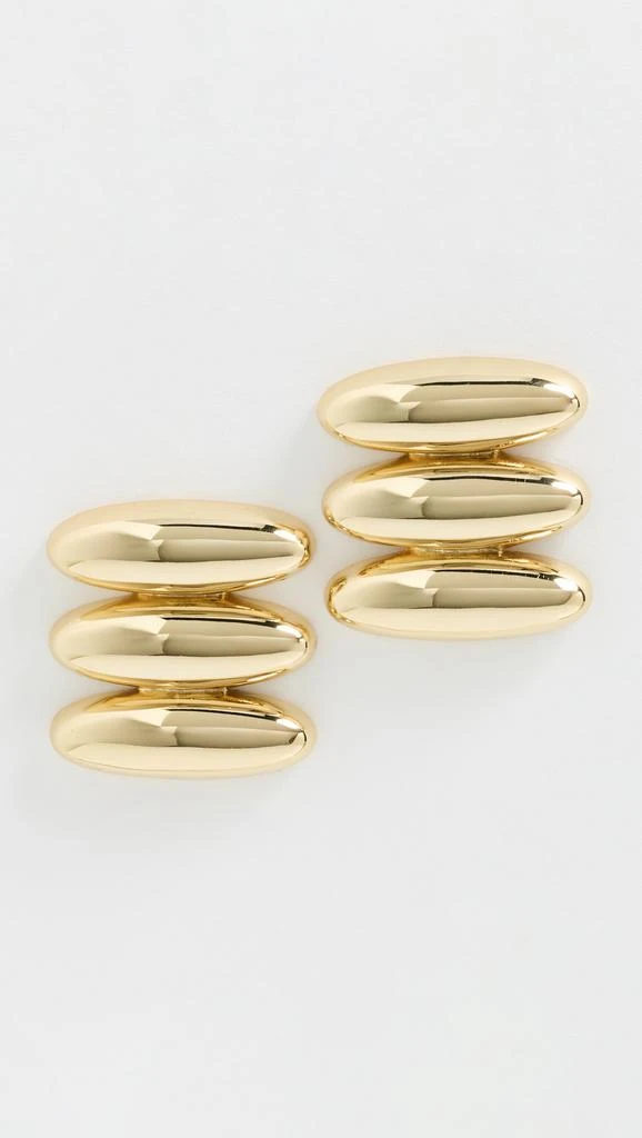 Luv AJ Milan Bead Stud Earrings 1