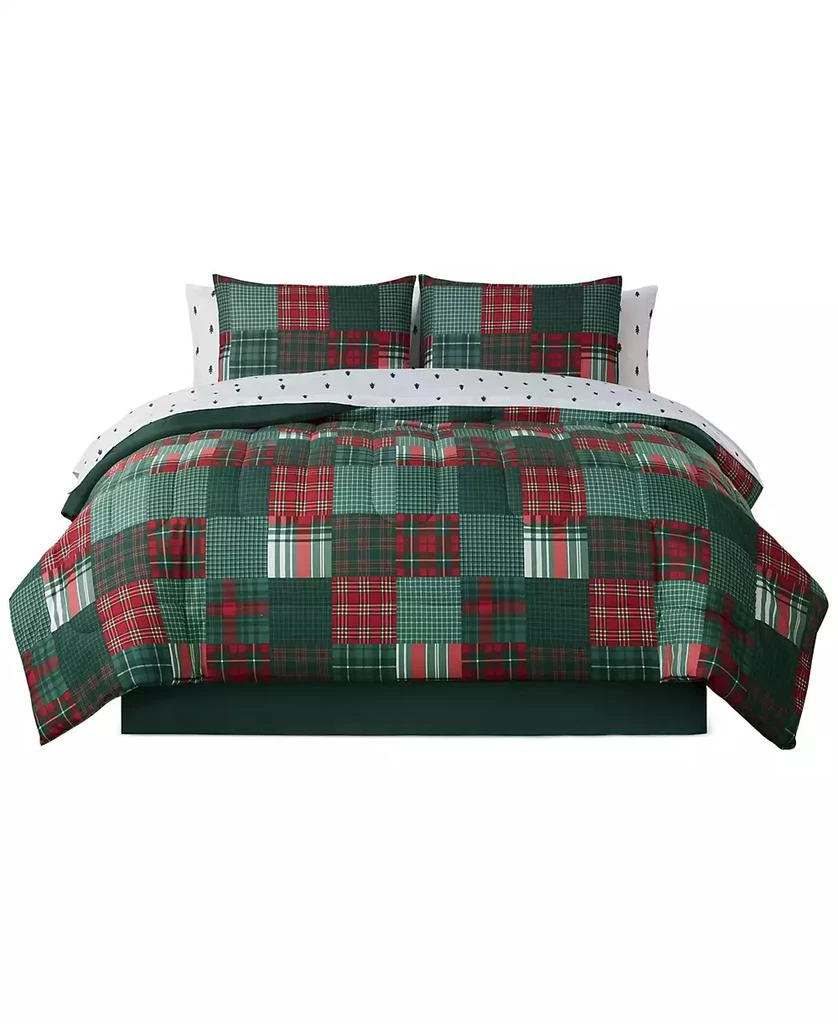 Mytex Holiday Patchwork 8-Pc. Comforter Set, Exclusively at Macy’s 6