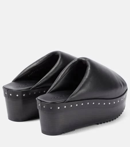 Rick Owens Padded leather platform sandals 3