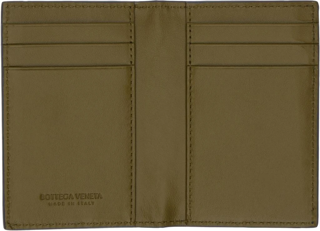 Bottega Veneta Black Intrecciato Flap Card Holder 3