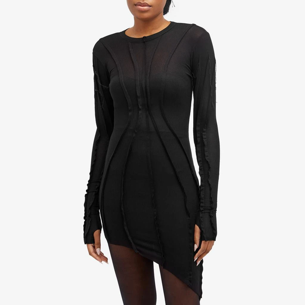Sami Miro Vintage Sami Miro Vintage Asymmetric Long Sleeve Mini Dress 2