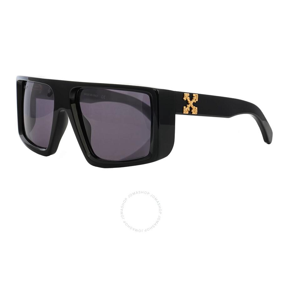 Off-White Alps Dark Grey Browline Unisex Sunglasses OERI004 1007 58